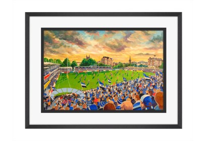 Recreation Ground Stadium Fine Art Print - Bath Rugby Union